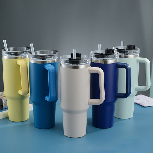OEM Stainless Steel Travel Cup Thermal Insulated 40oz Tumbler With Handle