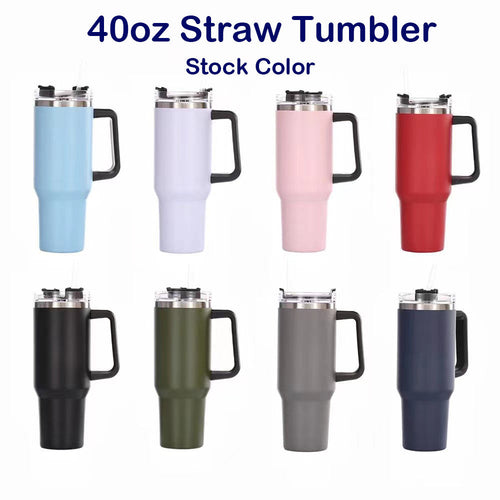 OEM Stainless Steel Travel Cup Thermal Insulated 40oz Tumbler With Handle